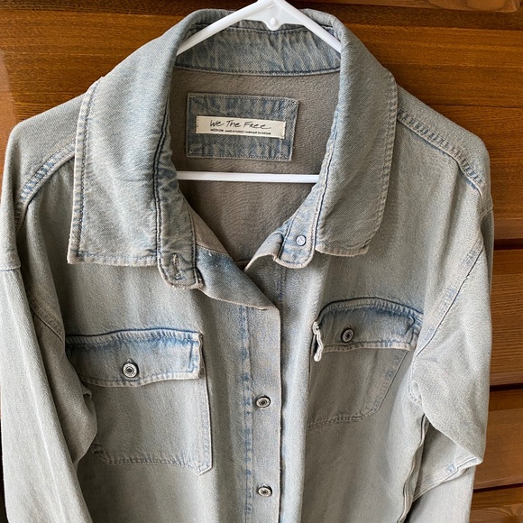 Free People Shirt/Jacket, Size M - Picture 1 of 9